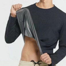 스포츠 내의 실버 발열 셔츠 반사 언더웨어 남자내복 여성겨울내의 아동내복 유아내복, 실버라이닝바텀-블랙/2XL(100-105)