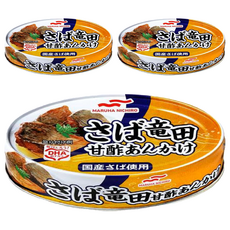 마루하니치로 타츠타 아마즈안카케 고등어 통조림, 100g, 3개
