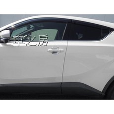 車之房 2017 CHR C-HR 專用 電鍍外門碗 碗公 防刮貼片 外門把框 前門2入 台製外銷日本