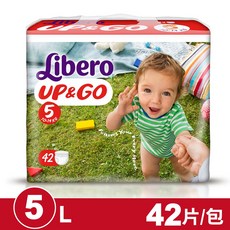 Libero UP&GO 嬰兒紙尿褲 尺寸5 10-14公斤 42片, 10-14kg/L