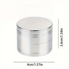 1.6/2 인치 금속 허브 분쇄기 수동 담배 스파이스 밀 고추 분쇄기 담배 원시 잔디 분쇄, 보라