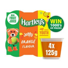 영국 하틀리 Hartley's Orange Jelly 오렌지 젤리 4개입, 4개, 500g
