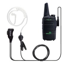생활무선국 KH-200/KR-F1 무전기용 라디아 이어폰 로그 IN1000T 리시버 인이어 캔우드2핀