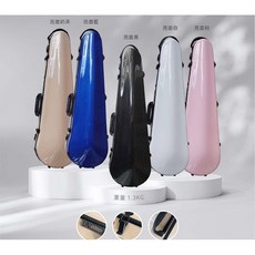 JML超輕量碳纖維4/4小提琴三角琴盒 1.3公斤 堅固耐用 方便攜帶, 1個