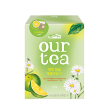 아워티 제주 청귤 캐모마일 티, 16.8g, 8개입, 3개