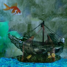 니니마켓 난파선 물고기은신처 어항장식 . 어항용품
