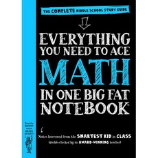 [원서] 페이퍼백 도서 하나의 빅 팻 노트북으로 수학을 마스터하는 paperback Book Everything You Need to Ace Math in One Big Fa