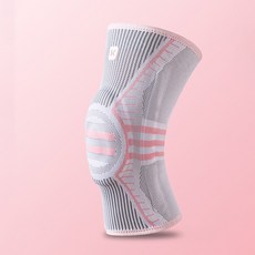 킵 서포트 무릎 보호대, 핑크 화이트, 1개
