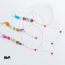 고양이 와이어 낚시대 색상랜덤 고양이사냥놀이 고양이키우기 고양이용품