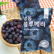 냉동 블루베리, 1kg, 1개, 1개