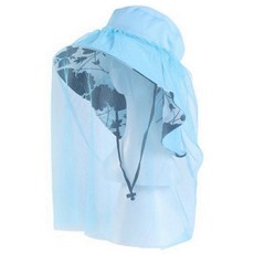 NOS협력업체 보호 방충망 모자 08 파란색 2, 1개