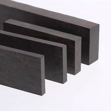 나무원목 흑단 블랙우드 집성각재 손목줄 자재 재료 손목줄 재료 30x2.2x2.2 두 개, 6x6x6 두 개