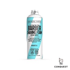 【CONQUEST】Immortal Infuse Barber Shaving Foam 刮鬍泡 敏感肌膚推薦, 1個, 500mL