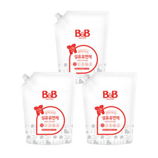 비앤비 섬유유연제 베르가못향 - /유아 유연제 섬유유연제 캡리필형, 3개, 3개입, 1.5L