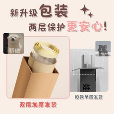 수납함 투명 바퀴형 지퍼 인형정리 리빙 진열용 대형 원통형, 1개, B. 새롭게 업그레이드된 버전 이중 레이어 두꺼워짐 손