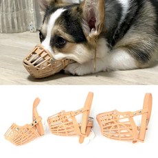 플라스틱입마개 강아지입마개 반려견입마개, 3호