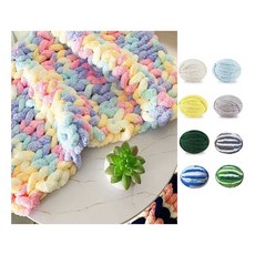 꿀이맘투 자이언트얀 DIY 뜨개실 망고실 만들기 핸드니팅 취미 자이언트실가방, 01화이트