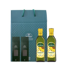 올리타리아 엑스트라버진 해바라기씨유 2P 선물세트 설명절 선물세트, 1개, 500ml