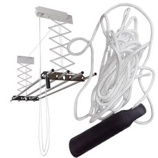 본라이프 베란다 빨래건조대용 빨래줄 천정건조대줄 교체용끈 빨래건조대줄 베란다 빨래줄 건조줄 밧줄 노끈 캠핑 다용도로프 다용도줄, 화이트