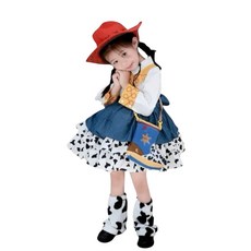 兒童翠絲豹紋裙三件套角色扮演服, 翠絲三件套-100(90-100), 1個