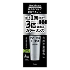 hoyu 男士Bigen Color Rinse 3重染髮劑 清新草本香, 1盒, 自然黑