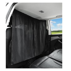 에쉬울프 차박커튼 SUV 캠핑카 화물차 차량용 암막 커텐 햇빛가리개 가림막 아이디어상품, 블랙, 1개