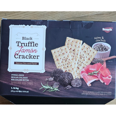 Snapik 블랙 트러플 하몽 크래커 맥주안주 와인안주 건강간식, 29g, 40개