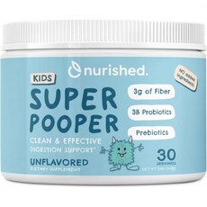 Super Pooper for Kids & Toddlers - Improve Digestion - Constipation & Stomach Discomfort - Fiber, 128g, 1개