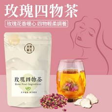 【本草養生】玫瑰四物茶 月月呵護 經前經後補養 三角立體茶包, 1個, 1袋（10入）