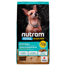 紐頓 Nutram 無穀全能系列 T28 鮭魚+鱒魚 挑嘴犬 小顆粒 狗飼料 All Life Stages Grain-Free, 1個, 1.13kg