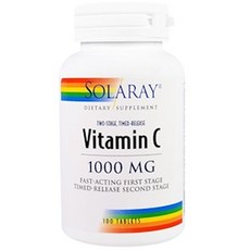 SOLARAY 維他命C咀嚼錠 1000mg, 1個, 100 件