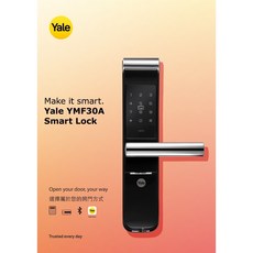 Yale 耶魯 30A 電子鎖 公司貨 感應卡/密碼/鑰匙 (藍芽/遠端選配) 全台到府安裝, 30A+藍芽+遠端+全台安裝賣家宅配