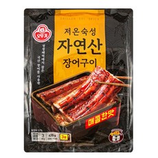 오뚜기 [냉동] 저온숙성자연산 장어구이 (매콤한맛) (140GX3) 420g, 4세트