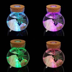 별별 10x11cm 마리모용 유리병 코르크마개유리병