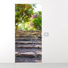 아트박스/꾸밈 gb280-행복으로가는길_현관문시트지