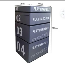 점핑 점프 박스 스텝 매트 소프트 장비 와드 운동 발판 플라이오, 5. 그레이 세트 성인