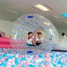 에어 놀이터 실내 풍선 물 놀이기구 장난감 바나나 보트 트램폴린 어린이 집 야외 에어시소, 2M PVC 롤러, 1개