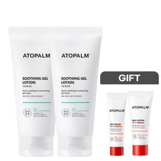 아토팜 3/15 수딩 젤 로션 160mlx2개 (GIFT MLE 크림 8ml+로션, 2개, 8ml