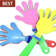 짝짝이 프리미엄 고급 손바닥 응원도구 손짝짝이, [짝짝이] 혼합색상, 1개