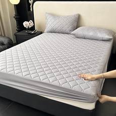 Gawik 방수 매트리스 커버 매트리스 누빔 심플 도톰 매트리스 커버 반려동물 방진 방오 매트리스 커버 기계 세탁 가능