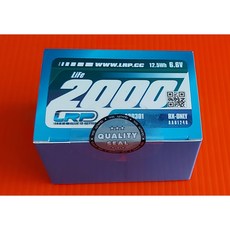 RC共和國 LRP LIFE 鋰鐵 2000 RX-PACK 6.6V 油車接收器電池，穩定電壓輸出，延長行駛時間, 1個
