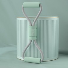 8자형 튜빙밴드 요가밴드데일리 어깨 스트레칭 운동 밴드 뉴타임즈 W579W295, 녹색, 1개