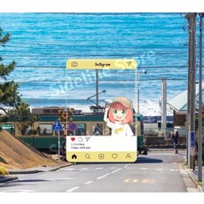 스파이 패밀리 아냐 포저 투명 아크릴 포토카드 인스타 프레임 인증샷 굿즈, 1개, 차남