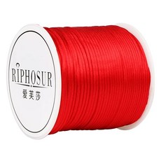 비탄성 염주끈 밴딩 불교용품 염주 염주만들기 염주줄, G. 라인5 레드 두께 2.5mm 약 25