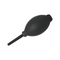 多功能清潔手壓吹塵球, 黑色, 1個