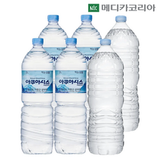 아쿠아시스 생수, 12개, 2L