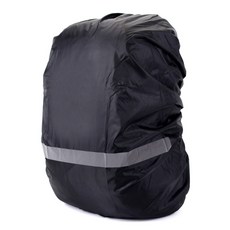 반사 스트랩 방수 보호대가 있는 백팩 커버, 1개, Black Color