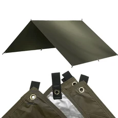 초대형 야외 캠핑 텐트 방수 햇빛가리개 캐노피 알프스 등산 PU 코팅 도매, green