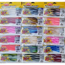 버클리 파워베이트 파워 저크쉐드 / 우럭 광어 다운샷 낚시 웜 미끼 루어, 6개, 10g, 25. 5인치 ORGD 오렌지 골드