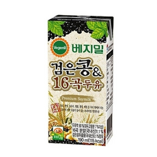 베지밀 검은콩과16곡두유, 1개, 190ml